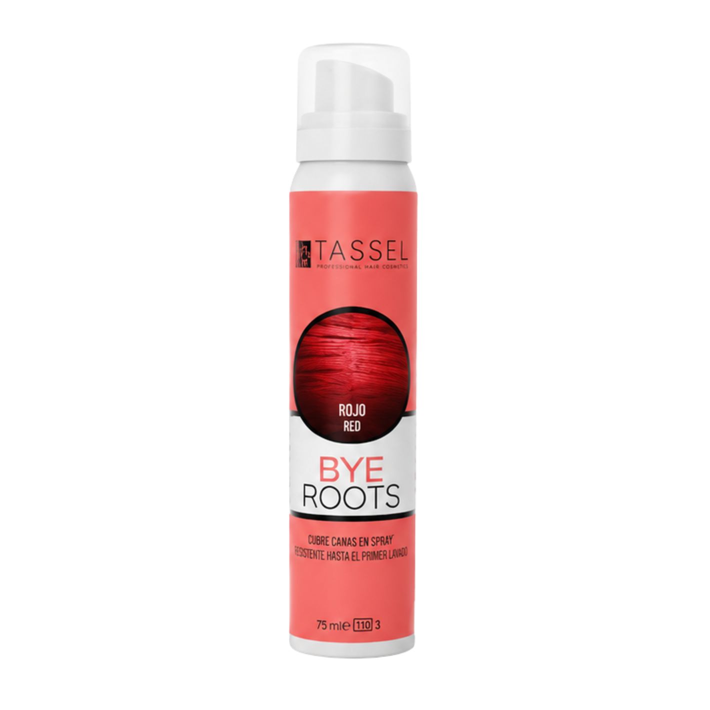 Tassel Bye Roots – sprej za prekrivanje narastka in sivih las 75ml - rdeča