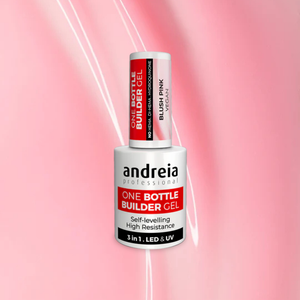 Adreia Professional One Bottle Builder Gel 3 in 1 - Blush pink gradini gel 14ml