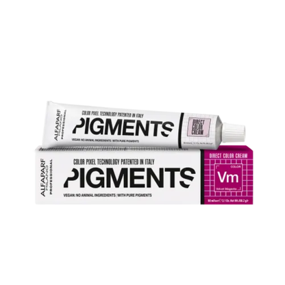 Alfaparf Pigments direktna barvna krema za lase - Velvet Magenta 90 ml
