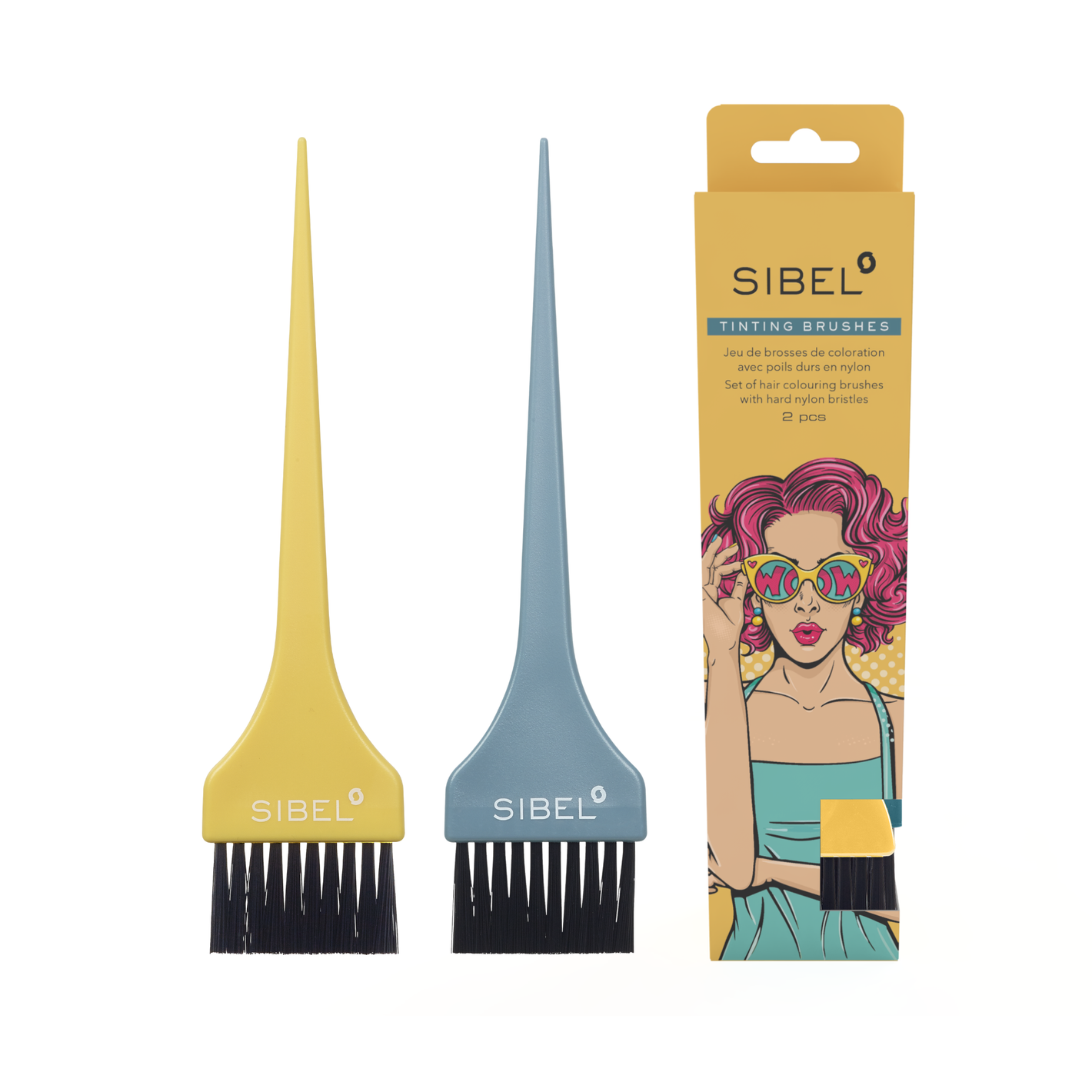 Sibel set čopičev za barvanje Pop Art 2kos P005778