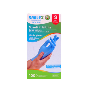 Smilex Skin blue rokavice - nitril brez pudra 100kos - S