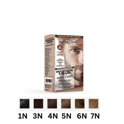 Renne Blanche set za barvanje brede in brk 6N - TEMNO BLOND