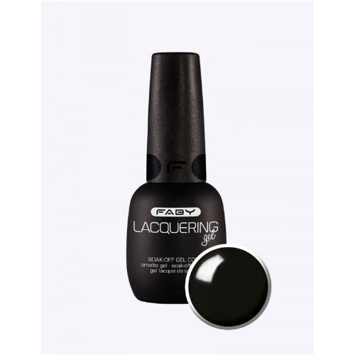 Faby permanentni lak BLACK IS BLACK