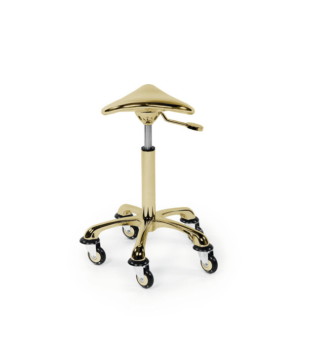 Delovni stol Rollercoaster Eccentric - zlat