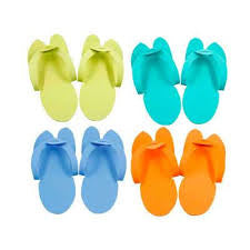 Pollie barvni copati za enkratno uporabo 1kos