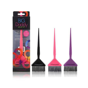 Framar Big Daddy Brush set čopičev za barvanje las - 3 kos