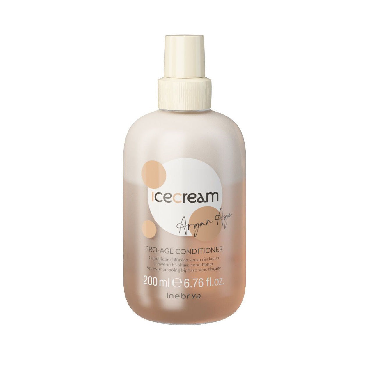 Inebrya Ice cream Argan age dvofazni balzam  v spreju z arganom 200ml