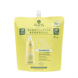Alama Frequent šampon za vse tipe las z vitamini refil 1000ml