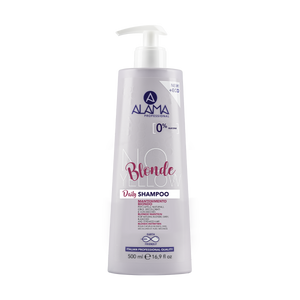 Alama No yellow daily šampon za blond, sive in beljene lase 500ml