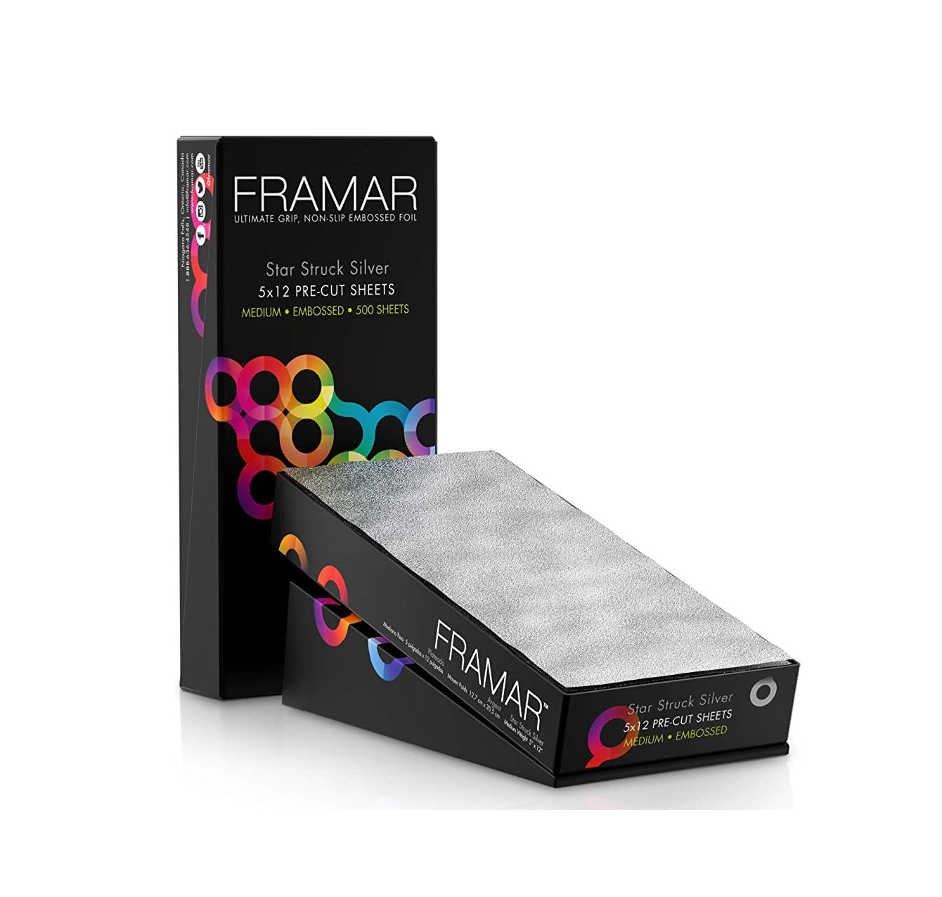Framar rezana folija za pramena/barvanje Star Struck SIlver - 500 lističev
