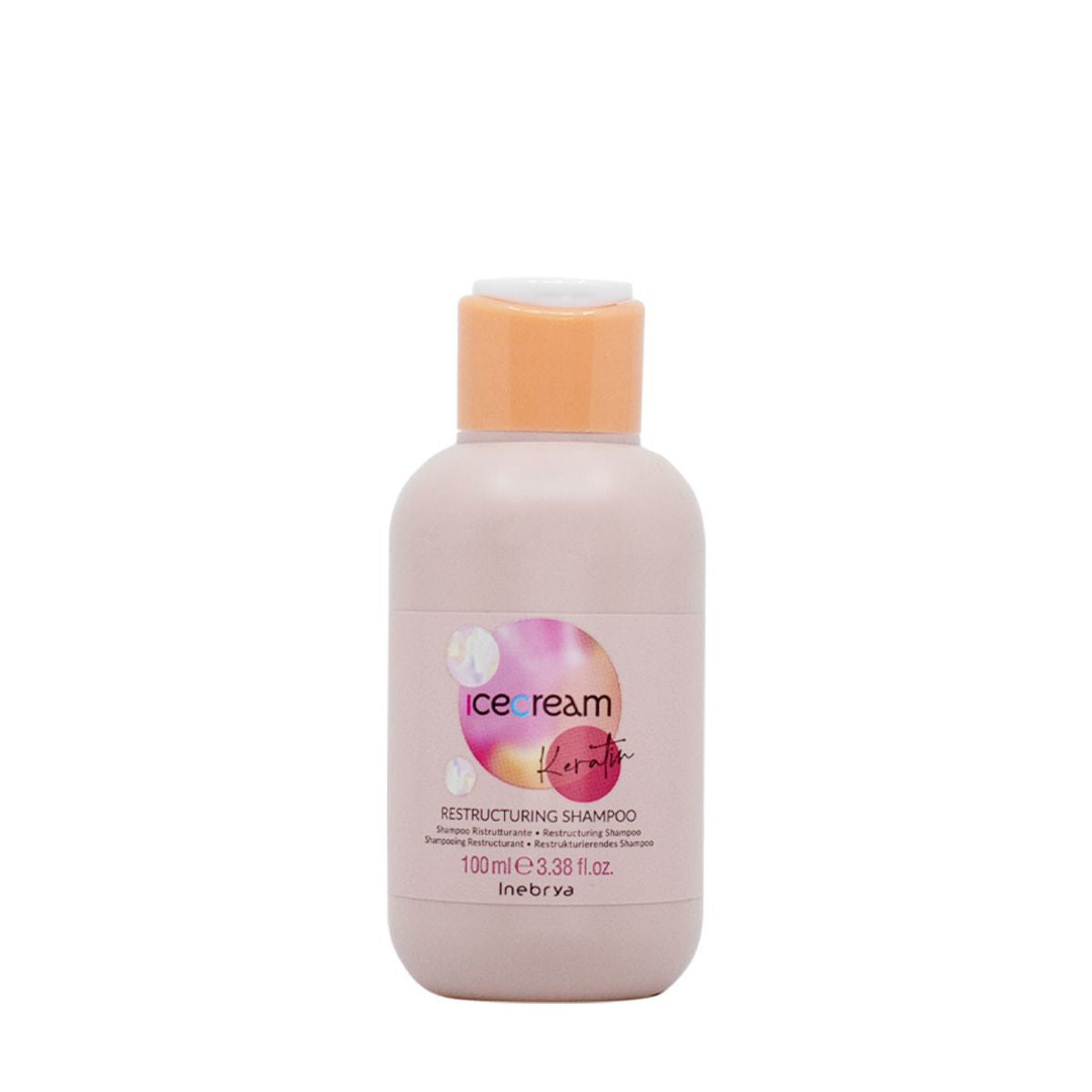 Inebrya Ice cream Keratin šampon za obnovo las s keratinom 100ml