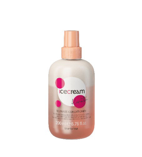 Inebrya dvofazni obnovitveni balzam v spreju Ice Cream Keratin 200ml